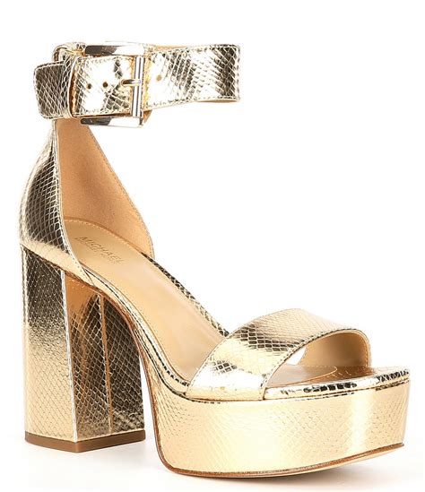 michael kors snakeskin heels|Michael Kors snakeskin sneakers.